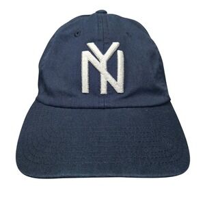Vintage American Needle MLB New York Yankees Throwback Strapback Hat Rare Block